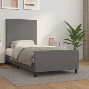 Giroletto Con Testiera Crema 90x200 Cm İn Similpelle /