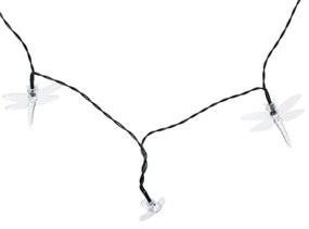 Aigostar - Catena luminosa decorativa solare a LED 50 LED/8 funzioni 10 m 800 mAh IP65 bianco caldo