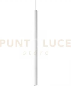 Look round sospensione 1 luce attacco gu10 bianco d.4x10cm