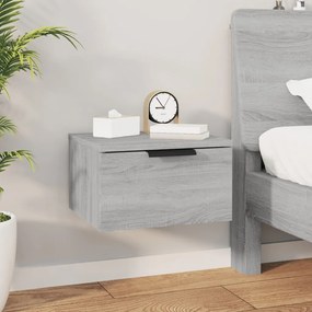 Comodino A Muro Grigio Sonoma 34x30x20 Cm /