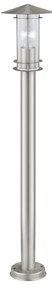 Lampione da giardino, Lisio H 100 cm, grigio, IP44 EGLO
