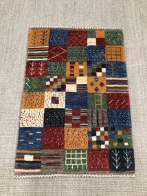 Gashguli Tappeto 100x60 Rosso (Iran) Annodato A Mano