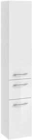 Colonna per mobile bagno Cassca PELIPAL 2 ante P 45 x L 30 x H 168 cm bianco