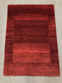 Loribaft Tappeto 110 x 80 Rosso (Iran) Annodato A Mano