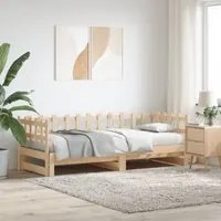 Dormeuse Estraibile 2x(80x200) cm in Legno Massello di Pinocod mxl 132484