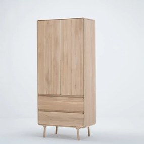 Armadio in rovere 90x200 cm Fawn - Gazzda