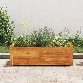 Letto Rialzato Da Giardino İn Legno Di Acacia 76x27,6x25 Cm /