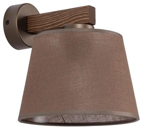 Brilagi - Lampada da parete LATTE 1xE27/15W/230V pino/marrone