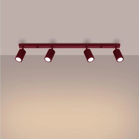 Brilagi - Faretto LED CRESTO 4xGU10/10W/230V bordeaux