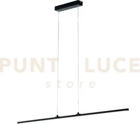 Lampadario a sospensione led shanghai nera 29w 3250lm 4000k 100x1,2...