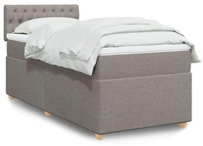 Giroletto A Molle Con Materasso Tortora 100x200 Cm İn Tessuto /