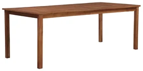 Tavolo da giardino 200x100x74 cm in legno massello di acacia