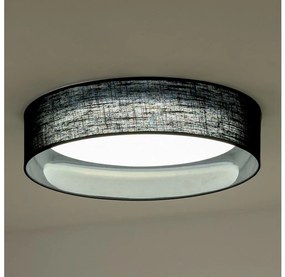 Duolla - Plafoniera LED ROLLER LED/24W/230V diametro 45 cm nero