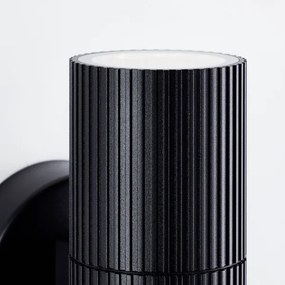 Brilliant - Applique da esterno KEOLA 2xGU10/10W/230V IP44 nero