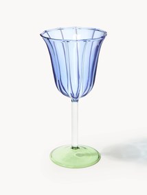 Set di 2 bicchieri da vino fatti a mano in vetro borosilicato Eve