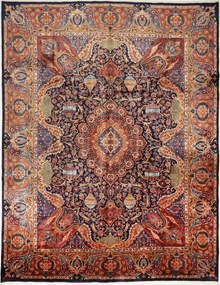 Kashan Tappeto persiano 300 x 390 (Iran) Annodato A Mano