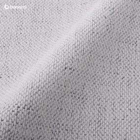 Letto matrimoniale imbottito grigio chiaro con spazio contenitivo e rete 200x200 cm Kelp - Micadoni Home