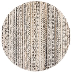 Tappeto rotondo beige 140x140 cm Camino - Flair Rugs