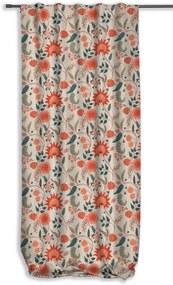 Tenda Rami 40 rosso, passanti nascosti 140x300 cm