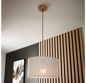 Lampadario a cavo ANTONIO 1xE27/60W/230V rovere