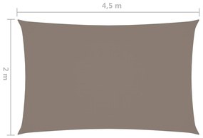 Parasole a Vela Oxford Rettangolare 2x4,5 m Talpa