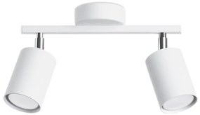 Sollux SL.1124 - Luce Spot LEMMI 2xGU10/40W/230V bianco