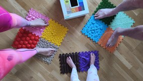 OrtoNature Tappetini ortopedici da massaggio set 12 pezzi - Mix