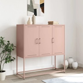 Credenza rosa 100,5x39x107 cm in acciaio