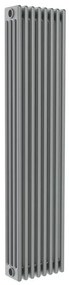 Radiatore acqua calda Comby in acciaio 4 colonne, 8 elementi, interasse 1935 mm, grigio