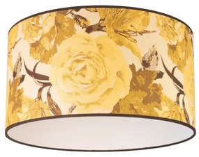 Duolla - Lampadario a sospensione con filo CONSTANCE 1xE27/40W/230V diametro 45 cm giallo