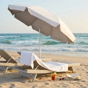 LIZY - ombrellone spiaggia palo alluminio 220/32