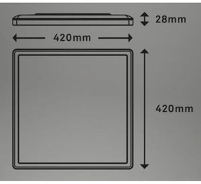 Briloner 7082-016 - Luce LED dimmerabile SLIM LED/22W/230V 2700-6500K + +TC