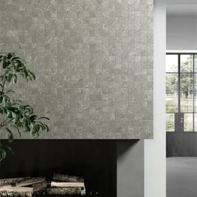 Piastrella da rivestimento interno 30 x 30 cm Sp. 8.5 mm rettificato Kavala in gres naturale opaco titanium traffico intenso (pei 4/5) R10 0.45 mq