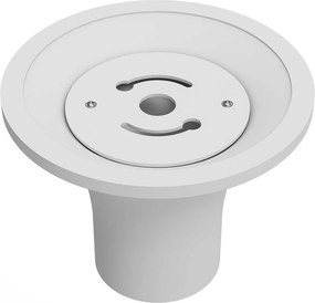 Plafoniera LED GU10 e GU5.3 in Gesso Pitturabile Rotonda Ø167x130mm