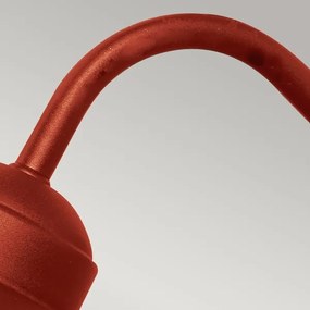 Elstead KLAMPENBORG-OXR- Lampada da esterno KLAMPENBORG 1xE27/60W/230V IP44 rossa