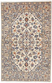 Kashan Tappeto 100x150 Beige (Iran) Annodato A Mano