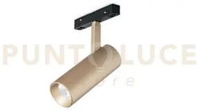 Spot per sistema binario led 3000k 1170lm 15w oro  d.5cm