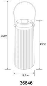 Globo 36646 - Lampada LED solare SOLAR 2xLED/0,5W/3V 3000K IP44