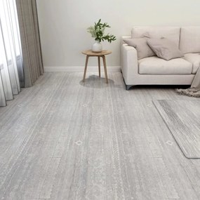 Listoni Per Pavimenti Autoadesivi 55 Pz İn Pvc 5,11 M² Grigi /