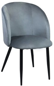 ALADIN - poltrona imbottita per sala da pranzo in velluto