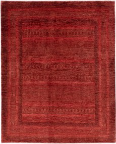 Loribaft Tappeto 190 x 120 Rosso (Iran) Annodato A Mano