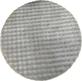 Tappeto grigio rotondo lavabile ø 120 cm Bubbly - Oyo Concept