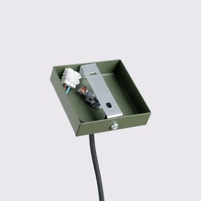 Sollux SL.1611 - Lampadario a sospensione con filo KARBON 1xGU10/10W/230V verde