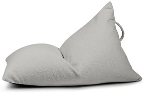 Pouf a sacco per bambini grigio chiaro con rivestimento in bouclé Razzy – SLOWDOWN