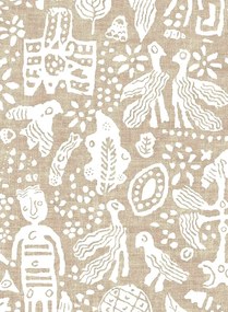 Lewis & Wood Carta da parati Minna Maze - Raffia