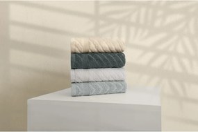 Set di asciugamani tipo terry gialli/grigi in cotone 4 pz 50x90 cm – Foutastic