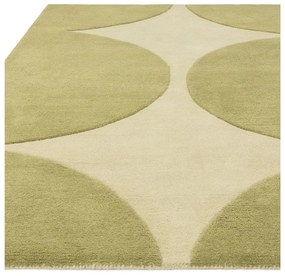 Tappeto in lana verde tessuto a mano 200x290 cm Canvas - Asiatic Carpets