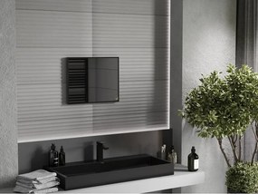 Mexen Loft specchio da bagno rettangolare 50 x 40 cm, cornice nera - 9852-050-040-000-70