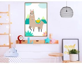 Poster Playful Llama