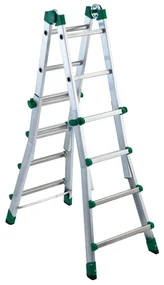 Scala articolata pieghevole telescopica multifunzione alluminio 4 x 4